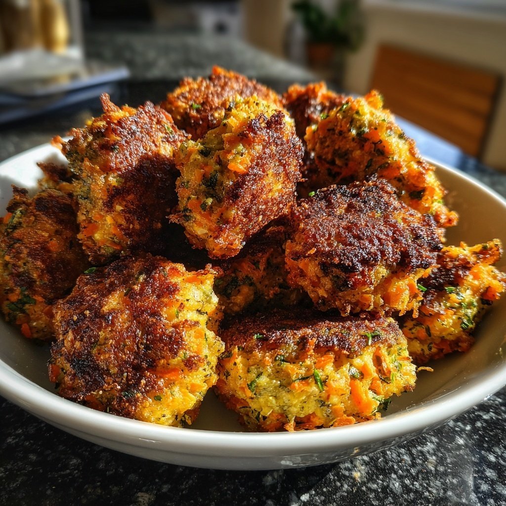 Gemüsefrikadellen mit Haferflocken